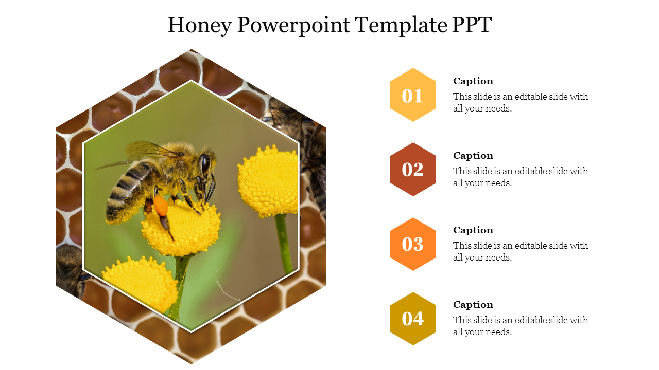 Honey Powerpoint Presentation Template and Google Slides
